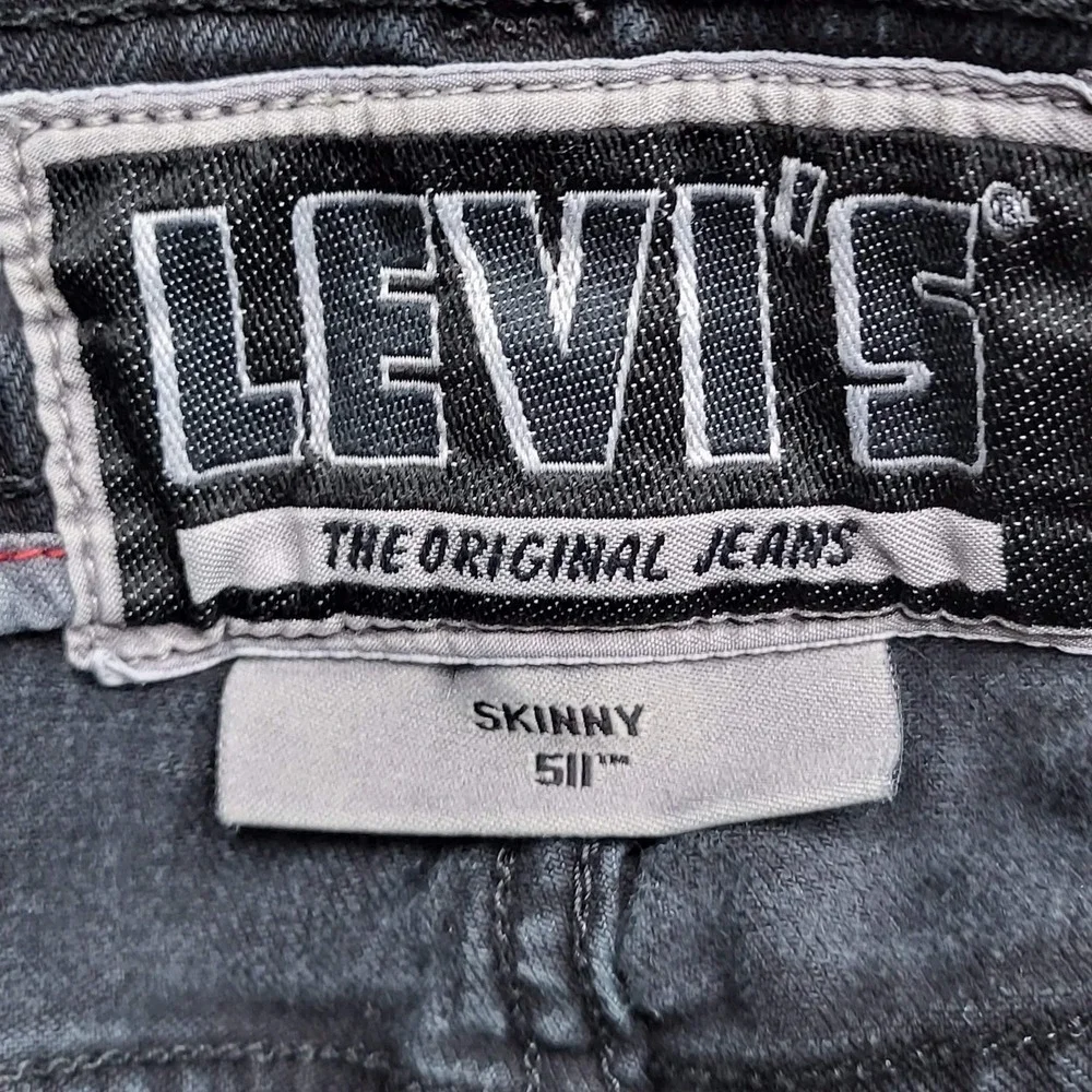 VINTAGE Levi's 511 Men Jeans 34X32‎ Black Denim Skinny Fit 31